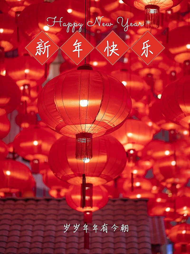 春节新春新年晒图晒照PLOG模板