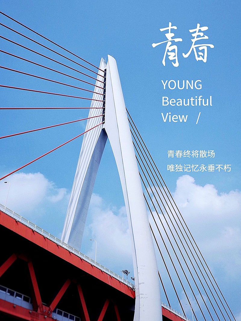 摄影排版城市风光简约风plog模板