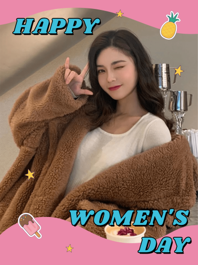 妇女节时尚创意晒照小红书模板