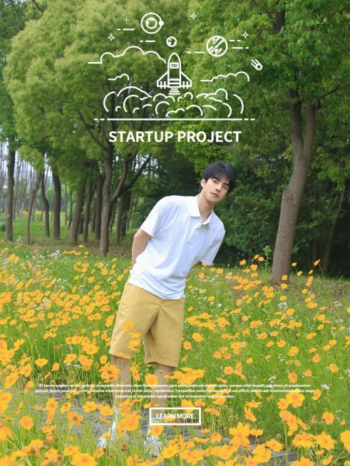 旅行记录自拍晒照简约风plog模板预览效果