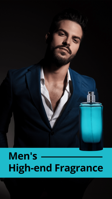 Men's Perfume Fragrance Sale Promotion Ecommerce Story预览效果