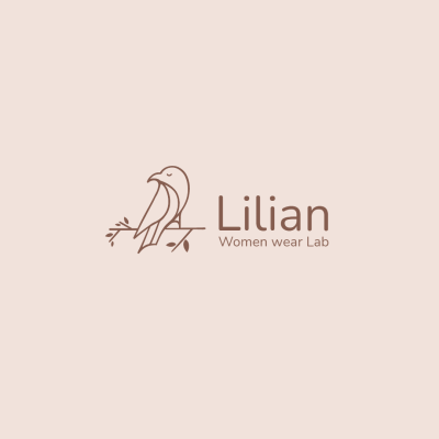 Cartoon Bird Element Women's Fashion Clothing Brand Logo
