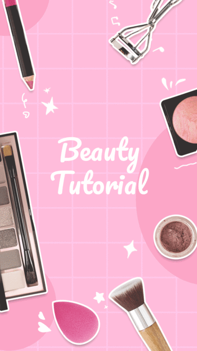 Fashion Style Makeup Collection Surround Display Instagram Story Video