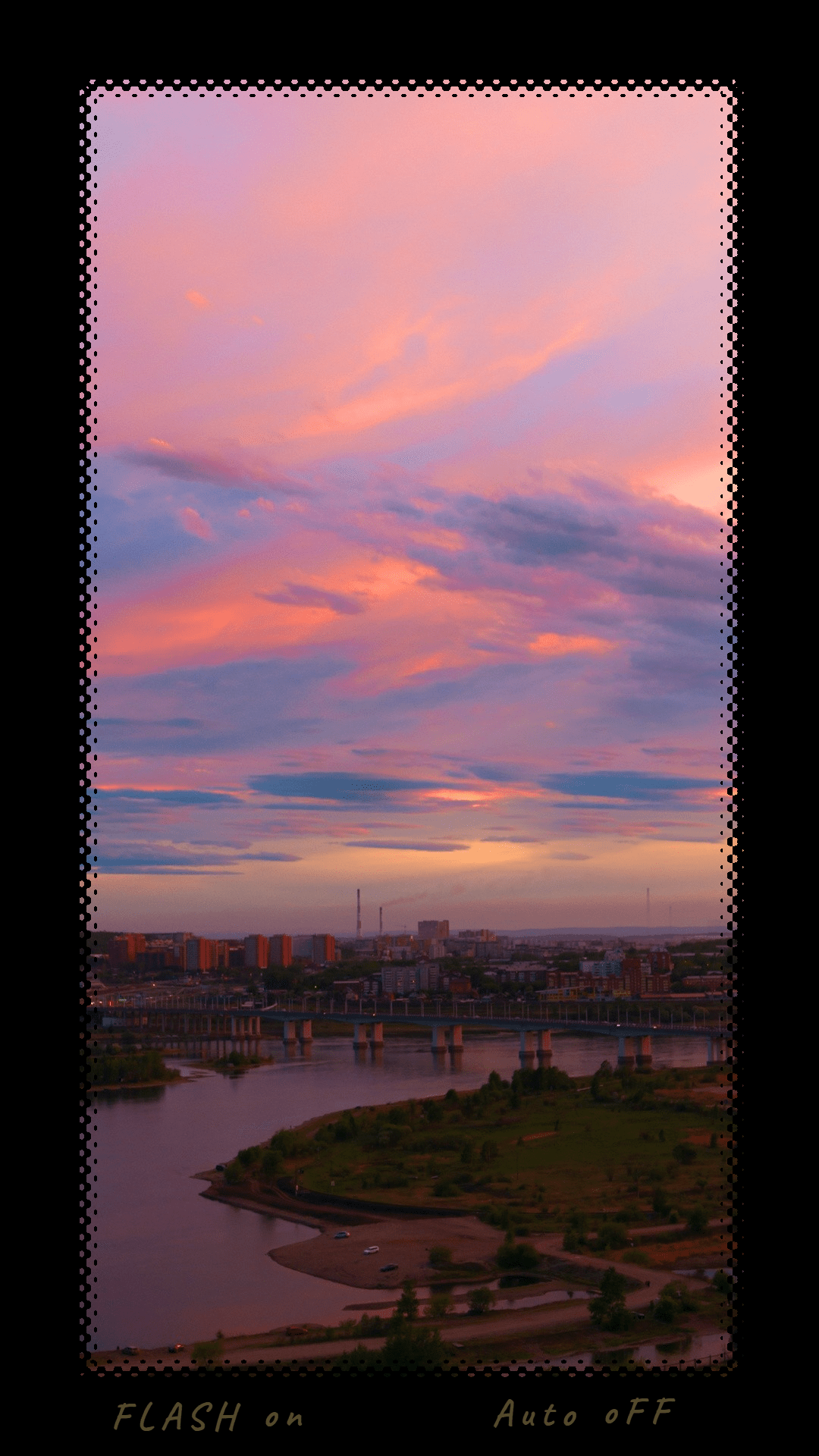 Literary Retro Style Camera interface simulation Instagram story
