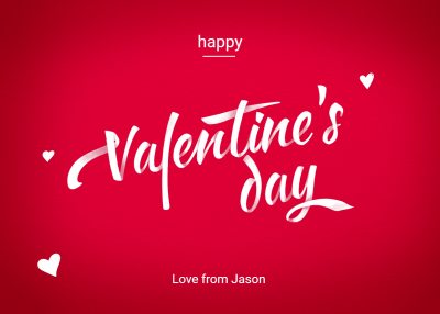 Valentine's day Card】