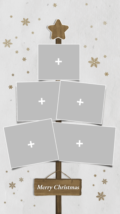 Christmas Element Jigsaw Puzzle Template Simple Fashion Style Poster Instagram Story