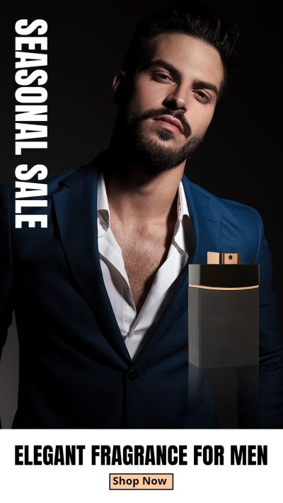 Men's Perfume Fragrance Sale Promotion Ecommerce Story