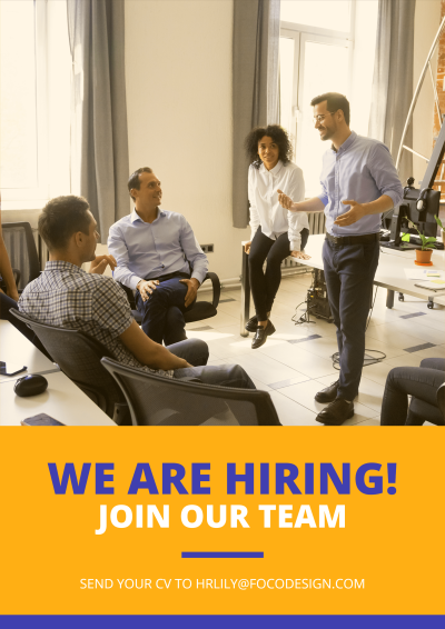Commercial Recruitment Advertisement Office Poster LinkedIn Post