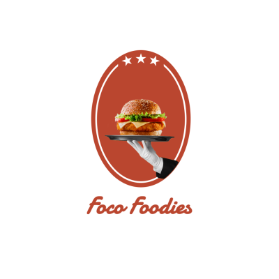 Hamburger Delicacy Portrait Matting Logo Image