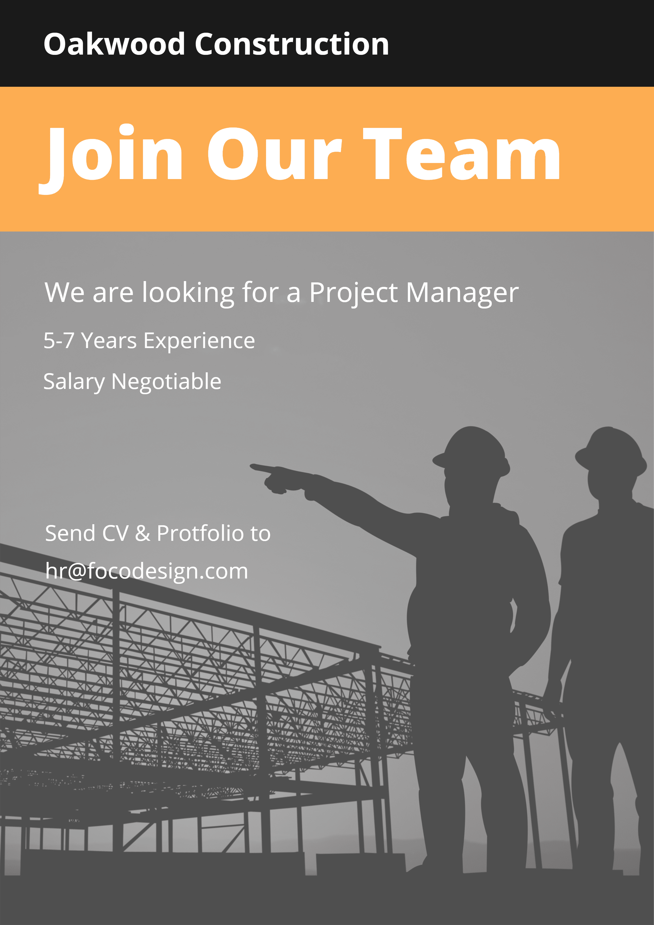 Construction Industry Wanted Poster