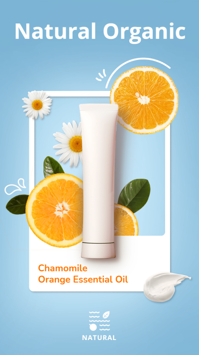 Natural Organic Personal Care Skincare Beauty Cosmetics Product Interface Simulation Ecommerce Story