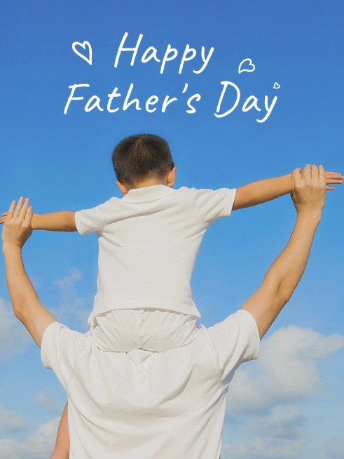 父亲节晒照背影简约风plog模板预览效果