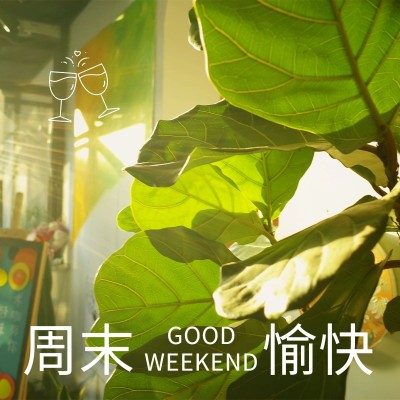 词卡晒日子周末简约风plog模板