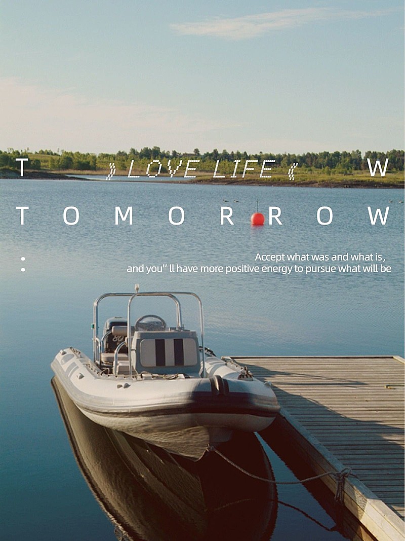 词卡大自然海边通用简约风plog模板