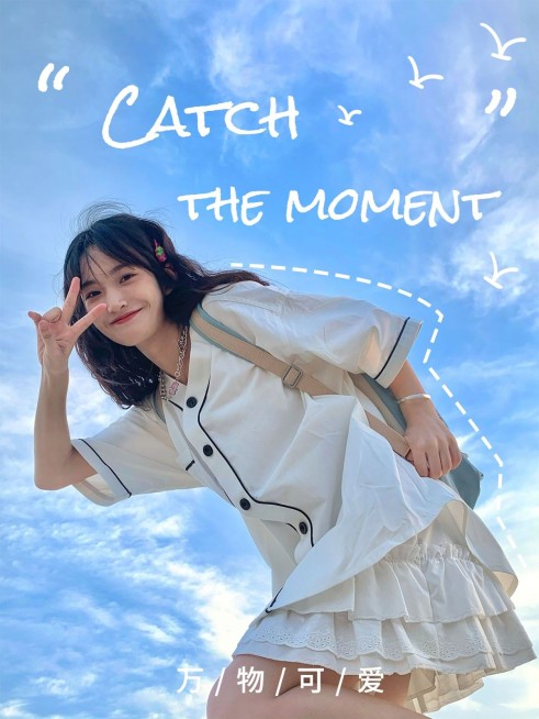 假期旅游自拍晒照记录可爱风plog模板预览效果