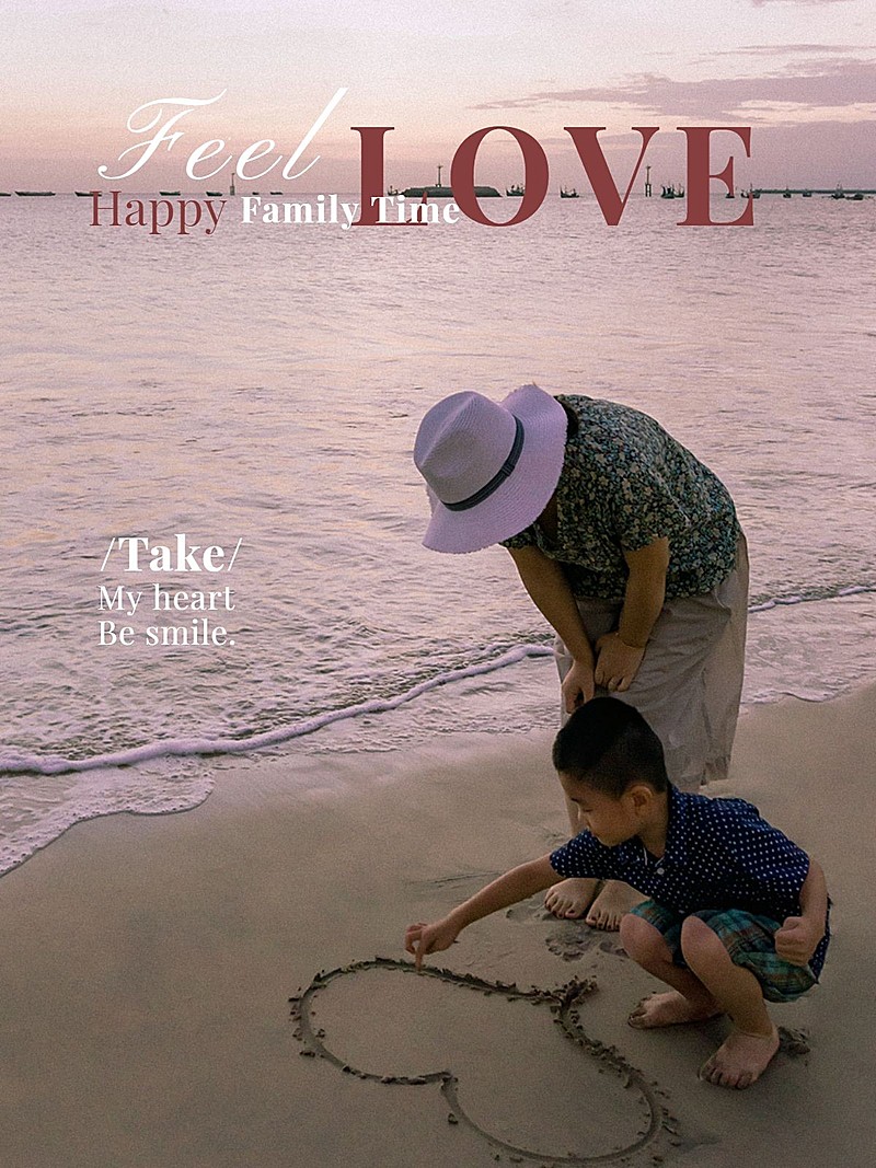 亲子活动旅游记录简约风plog模板