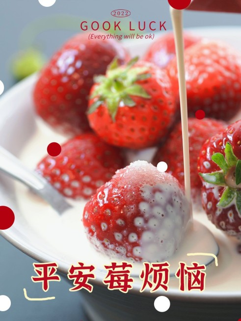 词卡晒水果谐音梗简约风plog模板预览效果