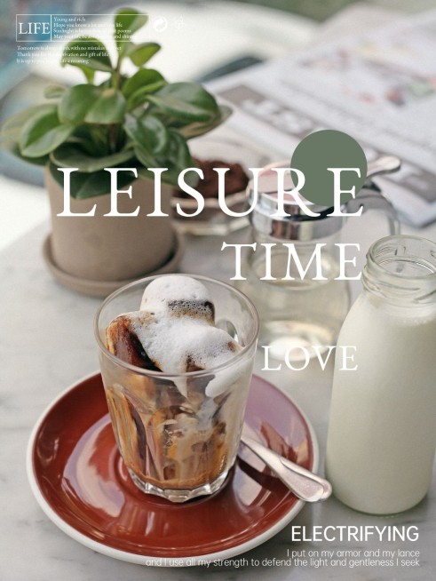 探店打卡食物特写高级简约风plog模板预览效果