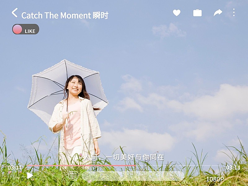 出游记录播放器模拟界面风plog模板