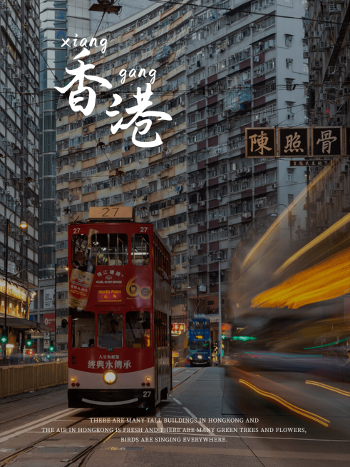 热门城市旅游记录时尚风plog模板预览效果