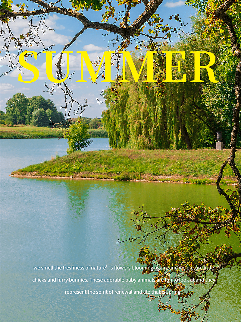 风光晒照旅游记录文艺风plog模板