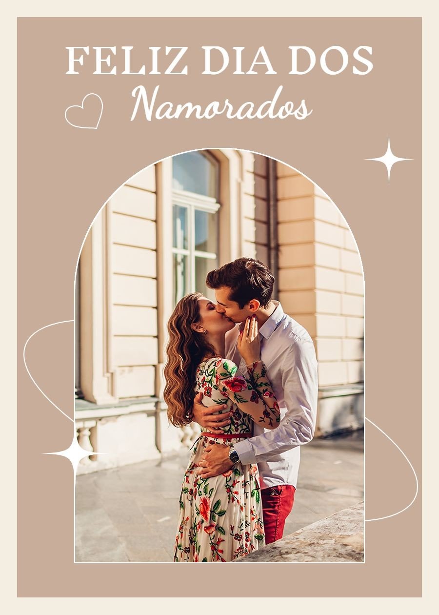 Fresh Line Decorate Dia dos namorados Greeting Card