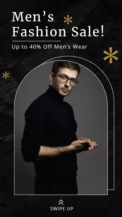 Arch Element Men's Fashion Sale Promotion Ecommerce Story