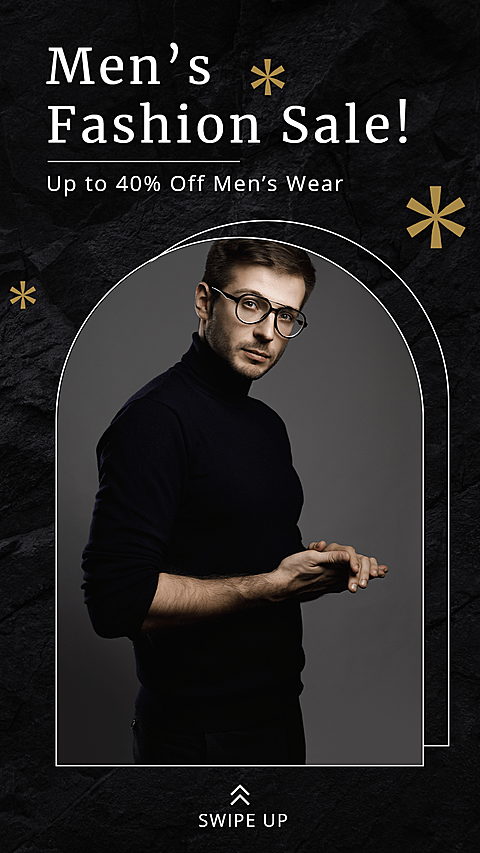 Arch Element Men's Fashion Sale Promotion Ecommerce Story