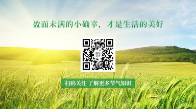 小满节日祝福习俗实景关注二维码