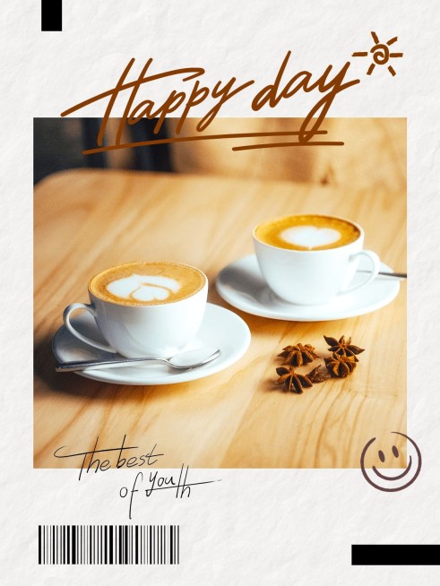 奶茶美食打卡晒照PLOG预览效果