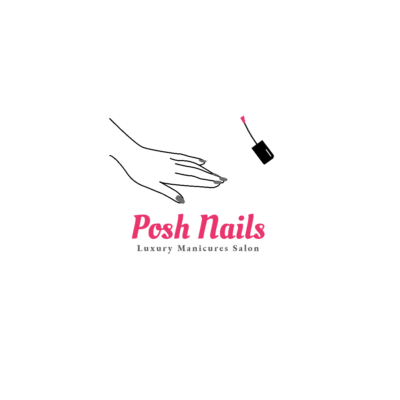Nail Art Salon Manicures Services Animated GIF Logo Video