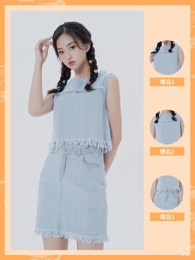 服装女装拼图产品展示主图