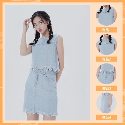 服装女装拼图产品展示主图