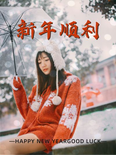春节新年电影感文艺晒照plog小红书配图