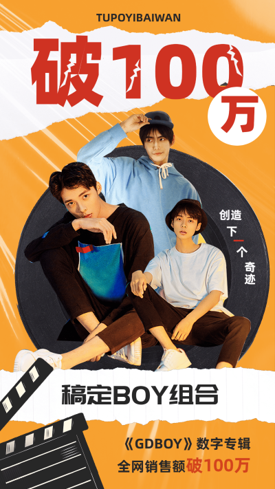 明星应援作品数据喜报战报
