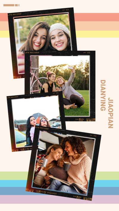 Simple Film style Girls Moment Record Instagram story