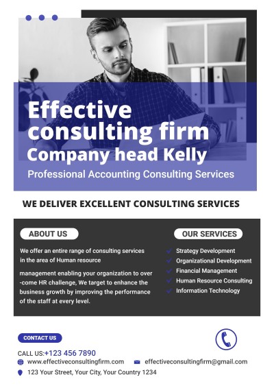 Consulting Firm Company Business Flyer