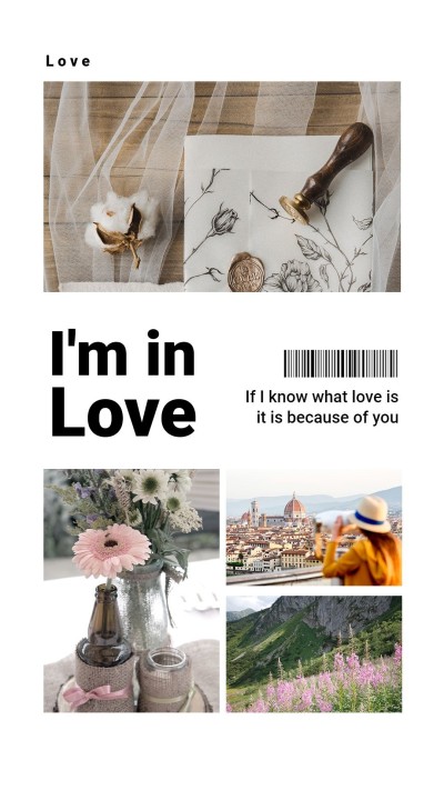 Fashion Plants Scene Text Record Instagram story