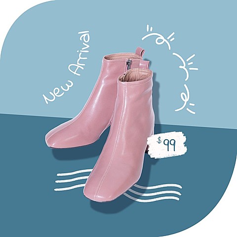 Cute Women's Shoes Boots Ecommerce Product Image
