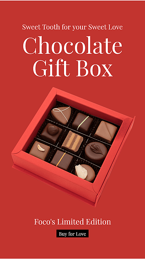 Luxury Lover's Day Chocolates Gift Set Promotion Ecommerce Story