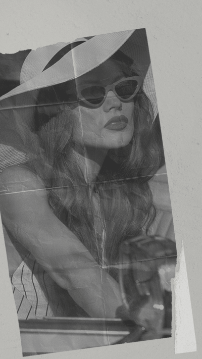 Retro Female Model Photo Instagram Story