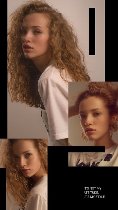 Fashion T-Shirt Girl Instagram Story