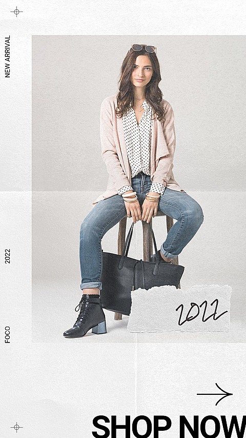 Women's Fashion Clothing Shop the Look OOTD Website Simulation Discount Sale Ecommerce Story