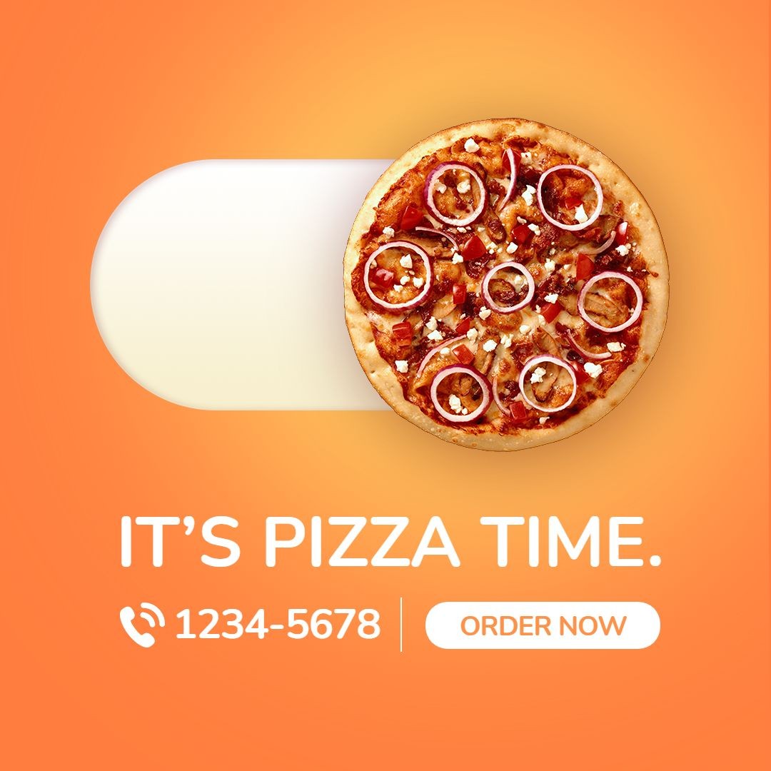 Pizza Fast Food Delivery Creative Marketing Ecommerce Product Image预览效果