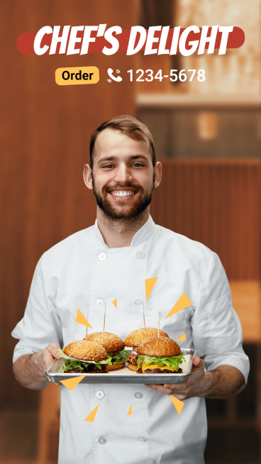 Simple Fast Food Promotion Ecommerce Story预览效果