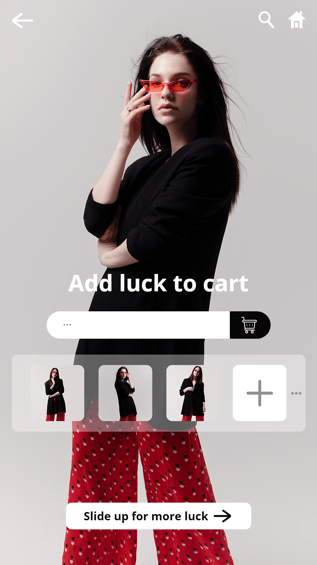 Fashion Interface Simulation Glasses Woman Instagram story