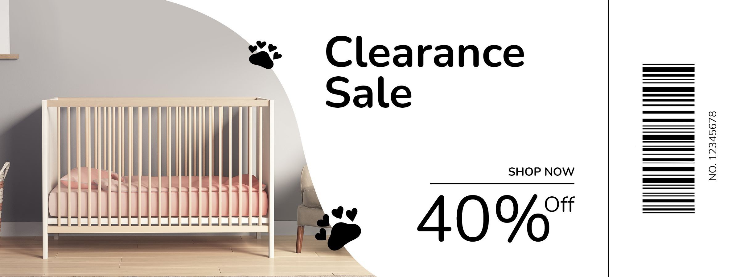 Simple Clearance Sale Discount Coupon
