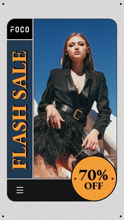 Women's Fashion Clothing Shop the Look OOTD Website Simulation Story
