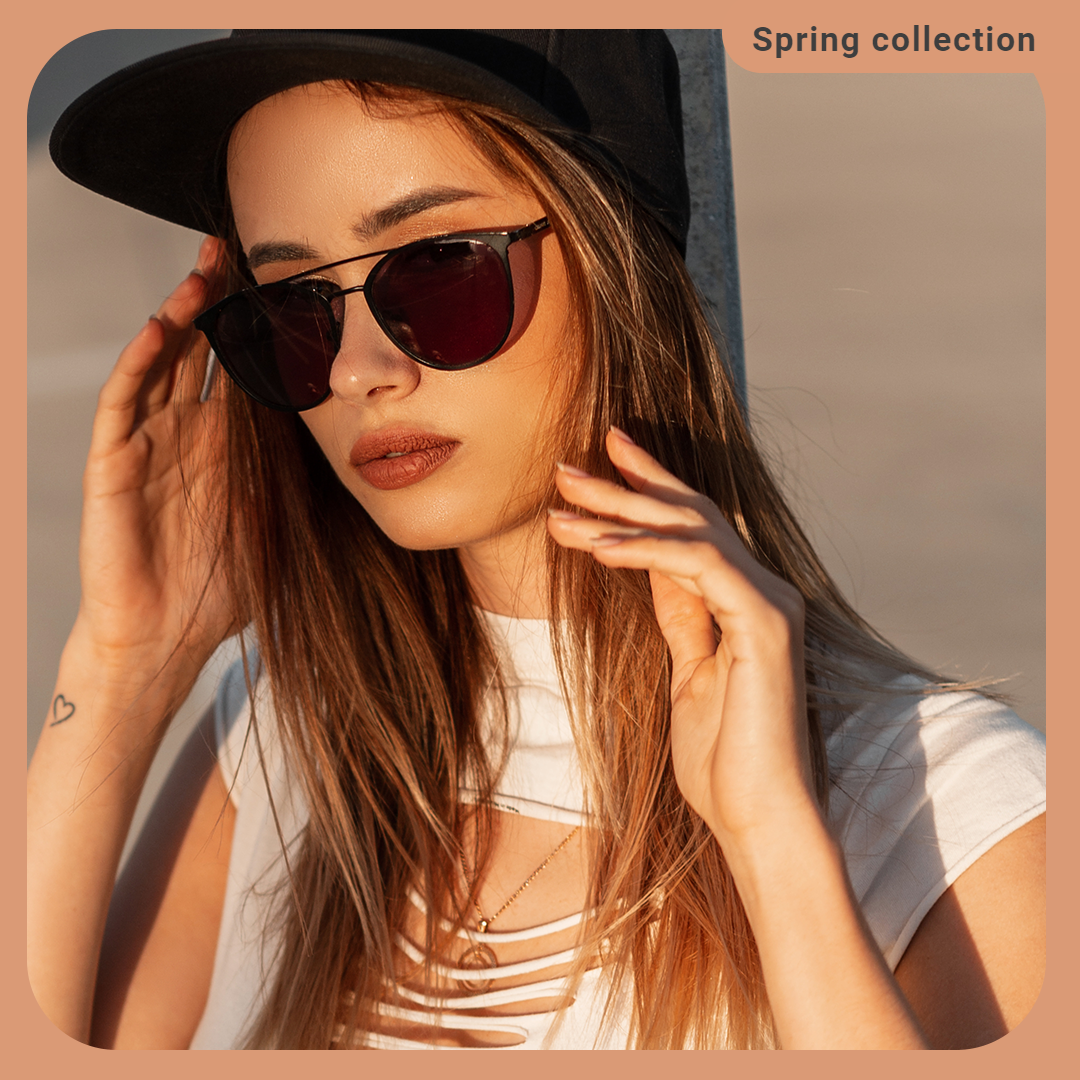 Fashion Women's Day Sunglasses Spring Sale Ecommerce Product Image