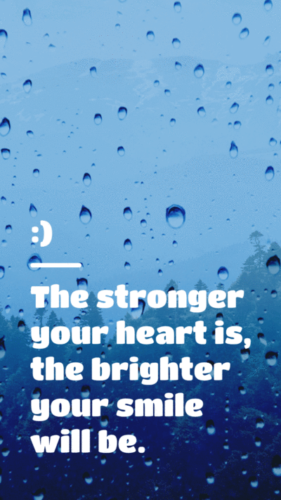 Simple Literary Style Raindrop Element Text Quotes Instagram Story Video